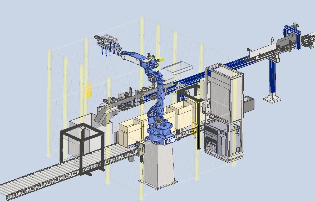 CAS robotic box packer