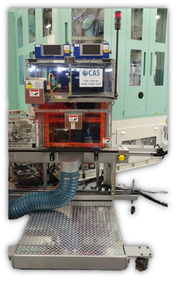 AOKI blow molder take-out unit
