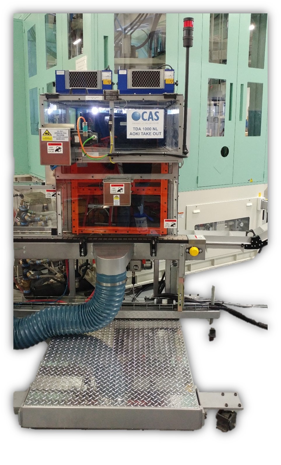 AOKI blow molder take-out unit