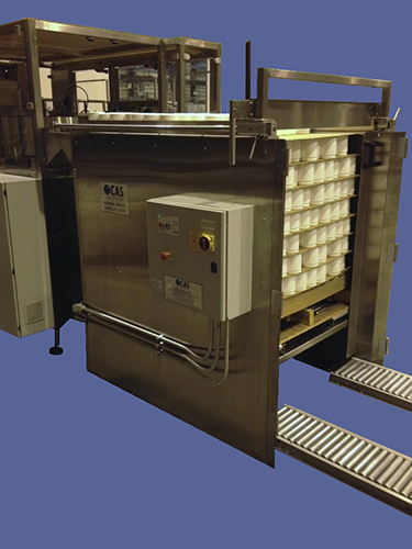 CAS Manual Sweep Depalletizer